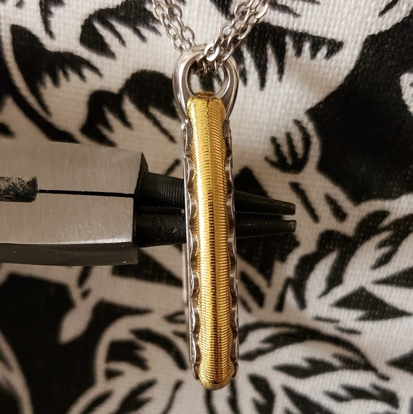 Brighton Reversible Two Tone Necklace - Picture 4 of 6